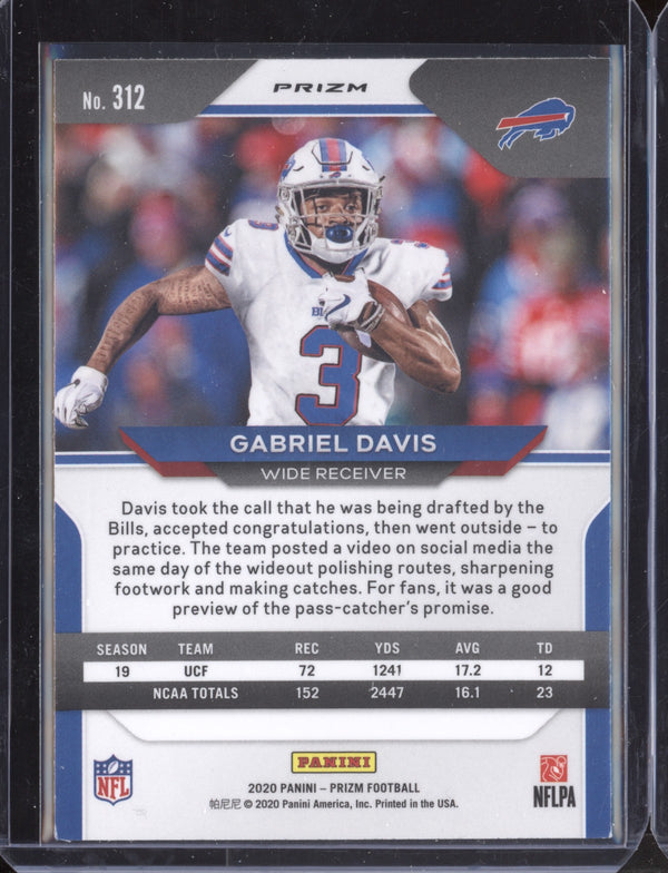 Gabriel Davis 2020 Panini Prizm Disco RC