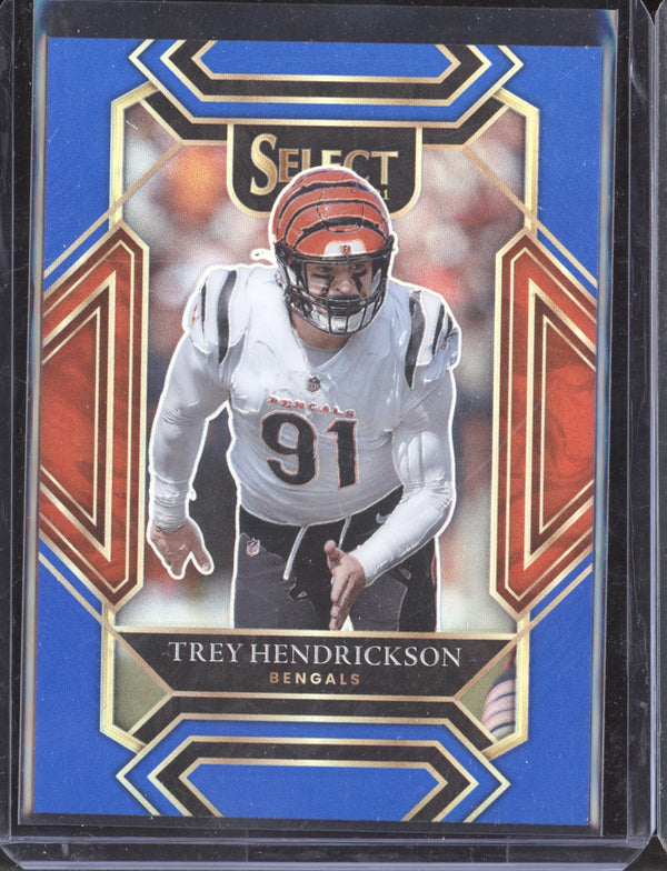 Trey Hendrickson 2021 Panini Select 209 Club Level Blue 95/99