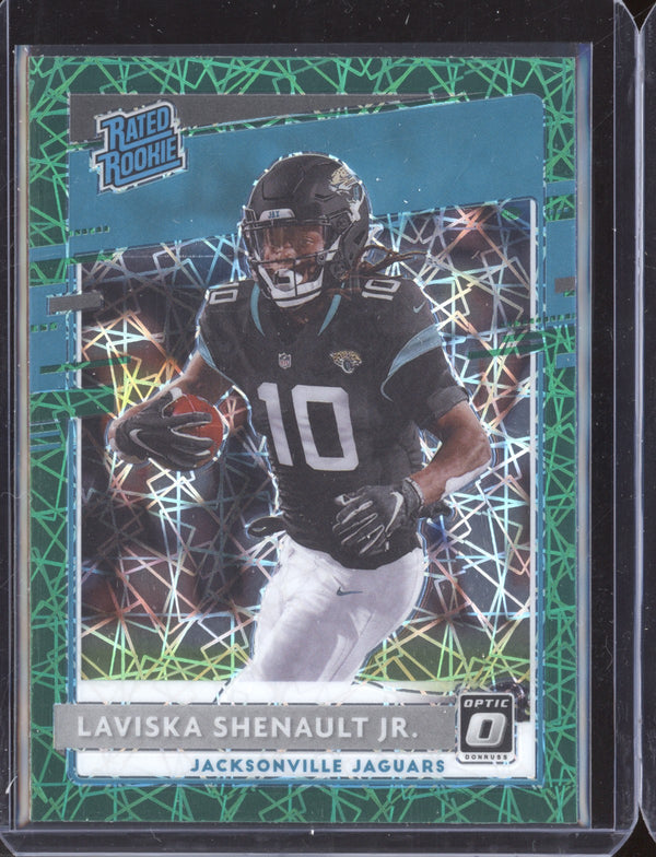 Laviska Shenault Jr 2020 Panini Donruss Optic Green Velocity RC