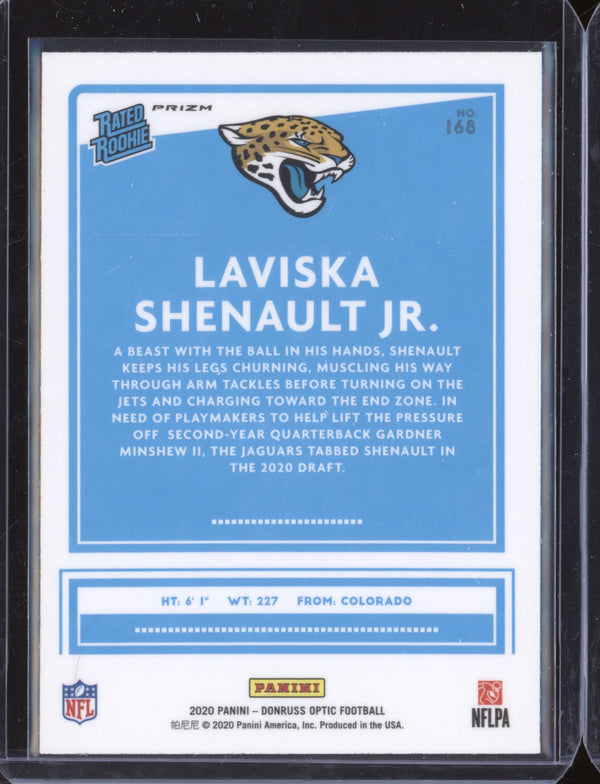 Laviska Shenault Jr 2020 Panini Donruss Optic Green Velocity RC