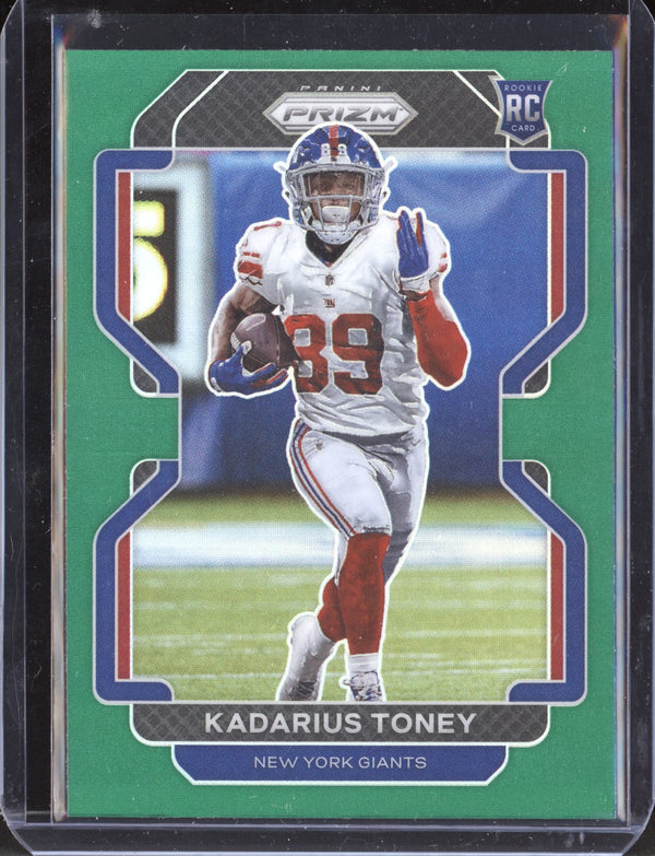 Kadarius Toney 2021 Panini Prizm Green RC