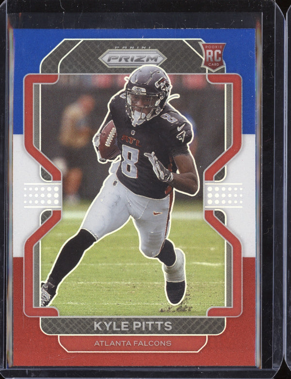 Kyle Pitts 2021 Panini Prizm Red/White/Blue RC