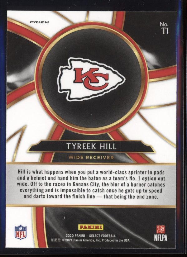 Tyreek Hill 2020 Panini Select Turbocharged Silver