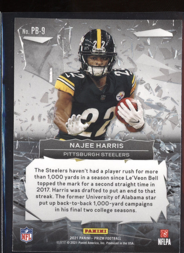 Najee Harris 2021 Panini Prizm Prizm Break RC