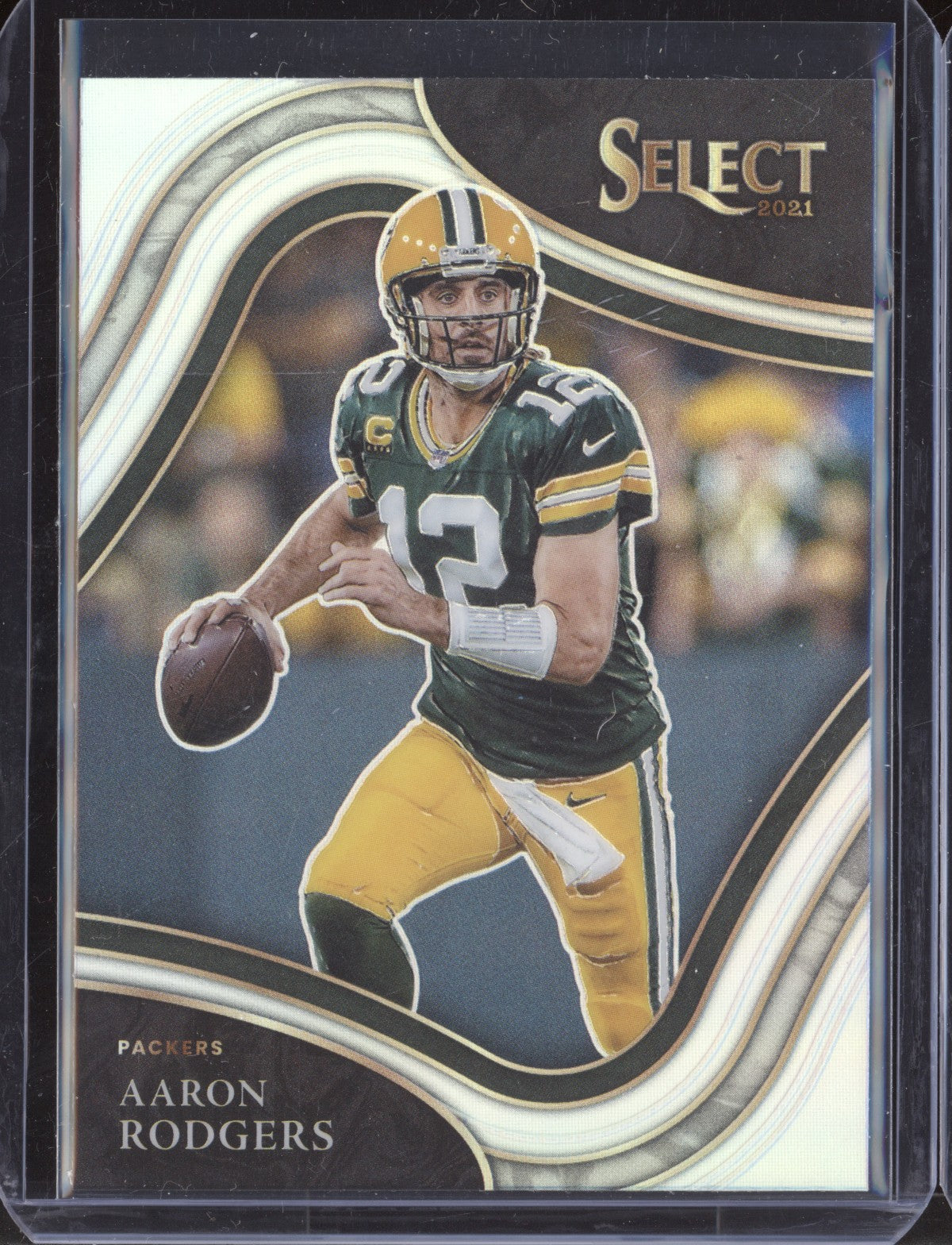 Aaron Rodgers 2021 Panini Select 314 Silver