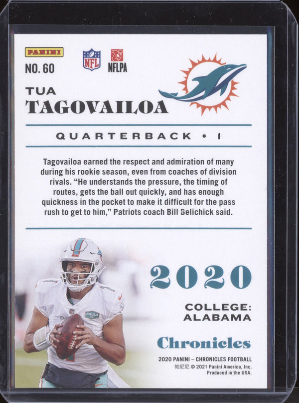 Tua Tagovailoa 2020 Panini Chronicles 60 RC