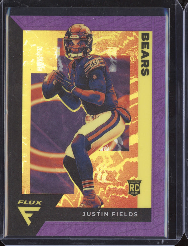 Justin Fields 2021 Panini Chronicles FX-3 Flux Purple RC 171/199