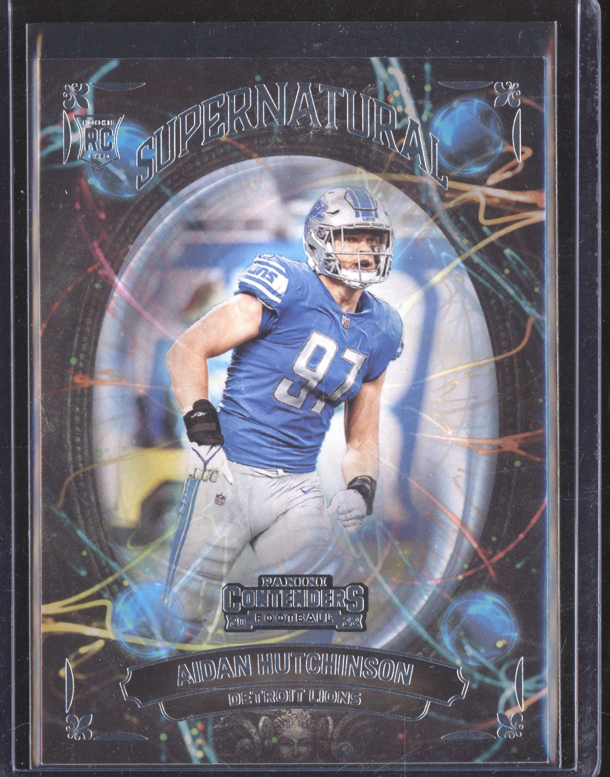 Aidan Hutchinson 2022 Panini Contenders SN-AHU Supernatural RC