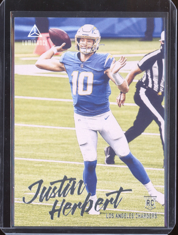 Justin Herbert 2020 Panini Chronicles 203 Luminance RC