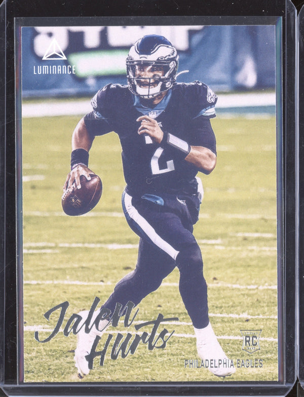 Jalen Hurts 2020 Panini Chronicles 210 Luminance RC