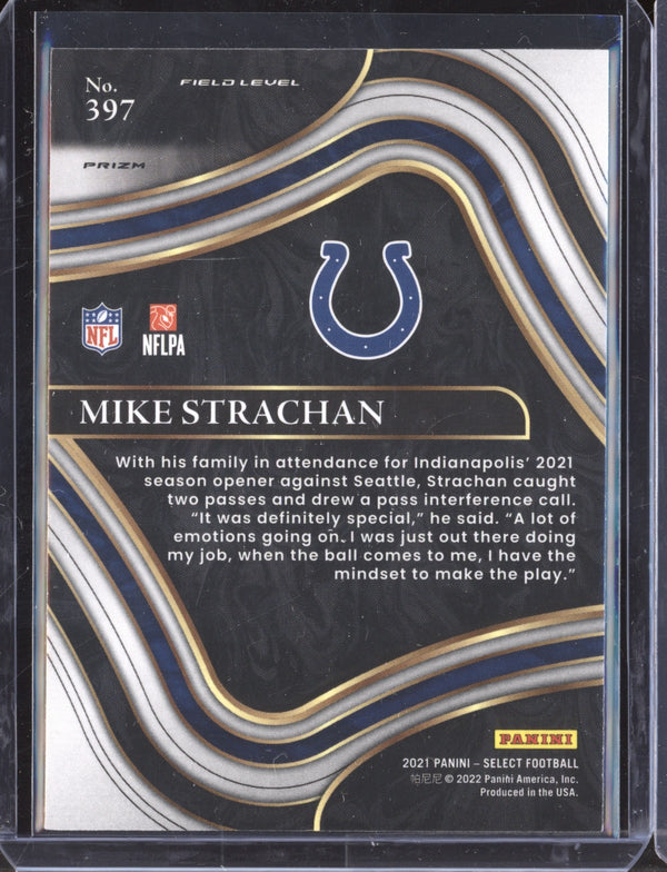 Mike Strachan 2021 Panini Select Field Level Silver RC