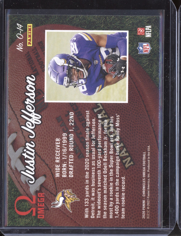 Justin Jefferson 2020 Panini Chronicles O-14 Omega RC