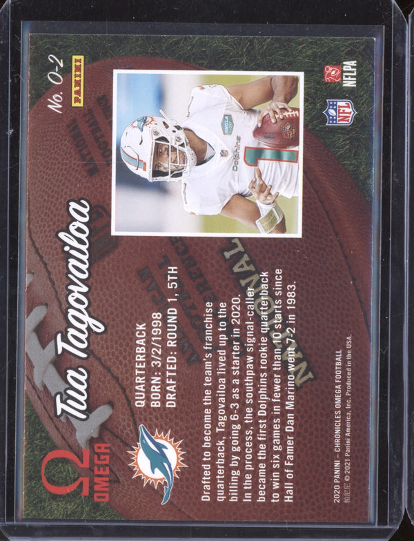 Tua Tagovailoa 2020 Panini Chronicles O-2 Omega RC