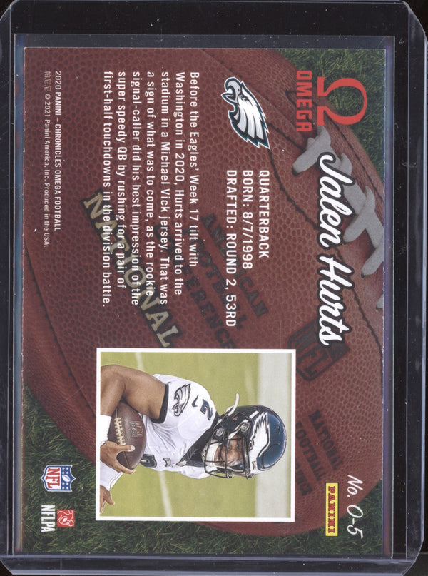 Jalen Hurts 2020 Panini Chronicles O-5 Omega RC