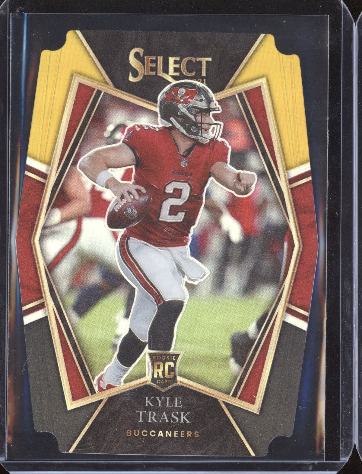 Kyle Trask 2021 Panini Select 163 Black Gold Die Cut RC The Hobby