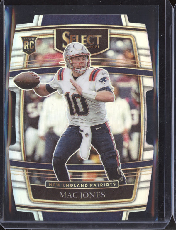 Mac Jones 2021 Panini Select 51 Silver Die Cut RC