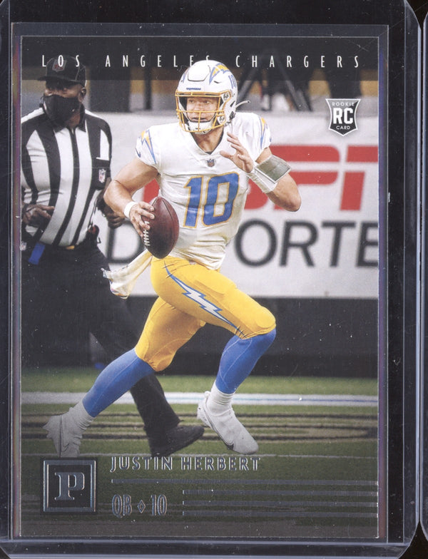 Justin Herbert 2020 Panini Chronicles PA-3 Panini RC