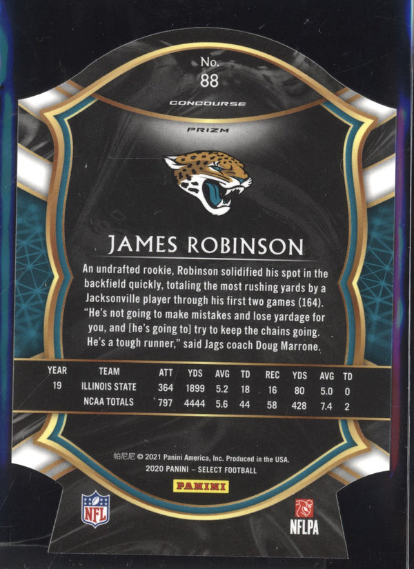 James Robinson 2020 Panini Select Concourse Red Die Cut RC