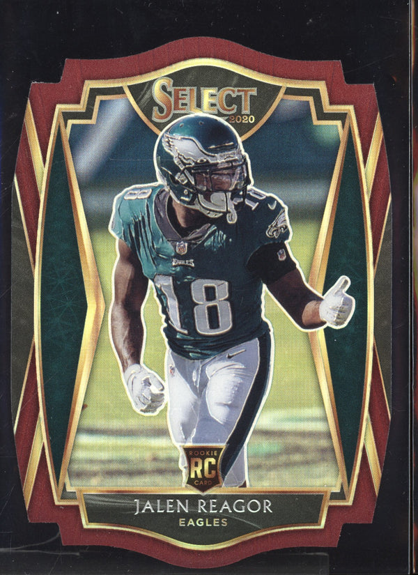 Jalen Reagor 2020 Panini Select Premier Level Red Die Cut RC