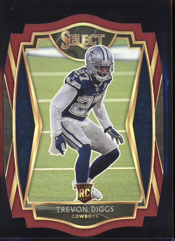 Trevon Diggs 2020 Panini Select Premier Level Red Die Cut RC