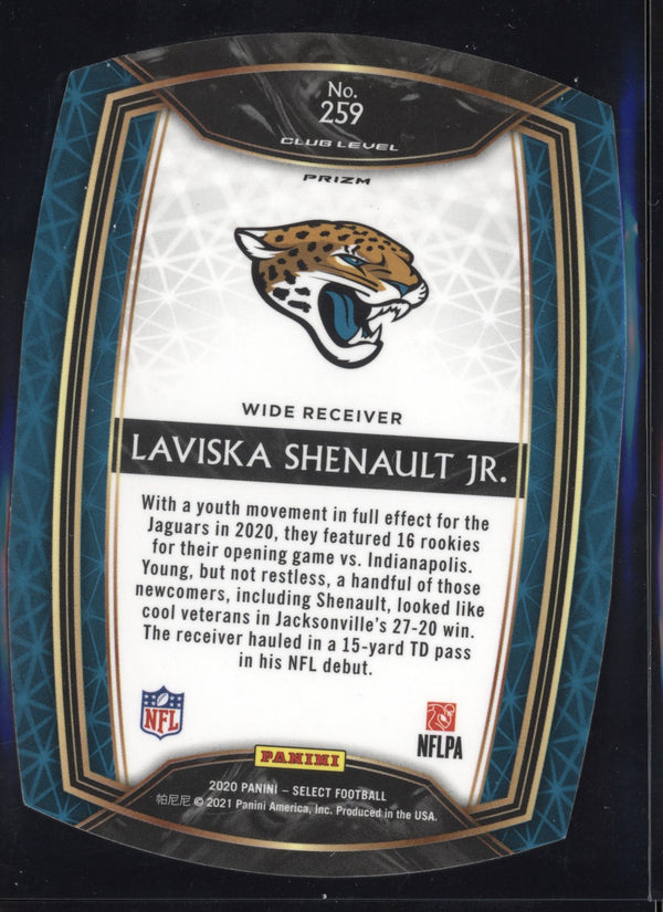 Laviska Shenault Jr 2020 Panini Select Club Level Red Die Cut RC