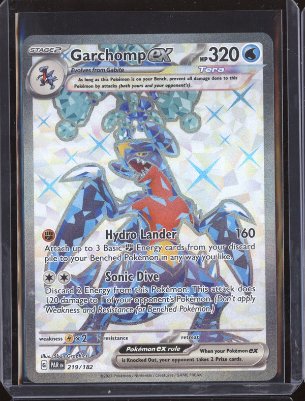 Garchomp ex 2023 Pokemon Paradox Rift 219/182 Full Art