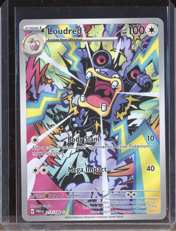 Loudred 2023 Pokemon Paradox Rift 212/182 Illustration Rare