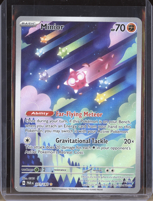 Minior 2023 Pokemon Paradox Rift 201/182 Illustration Rare