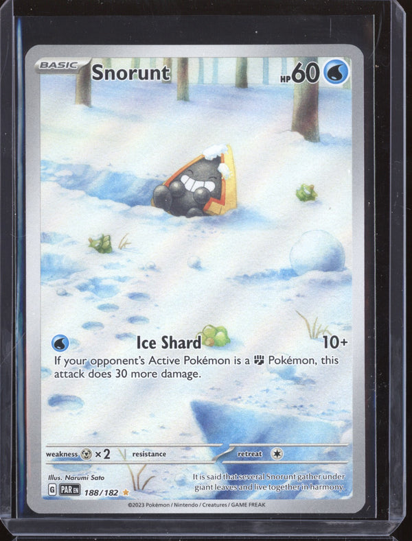 Snorunt 2023 Pokemon Paradox Rift 188/182 Illustration Rare