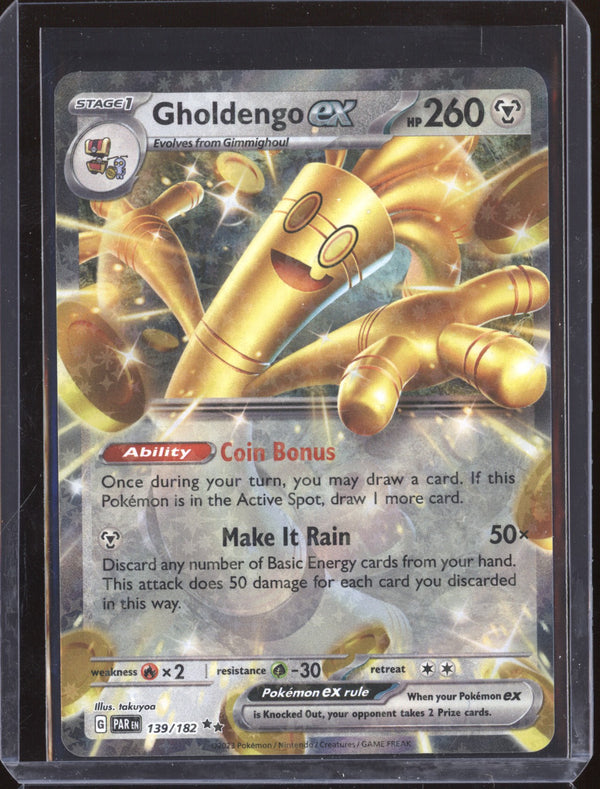 Gholdengo ex 2023 Pokemon Paradox Rift 139/182 Double Rare