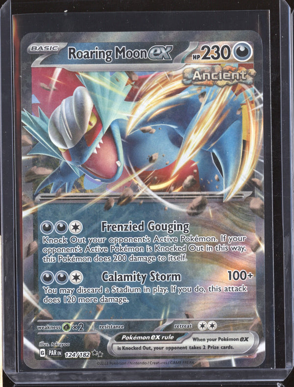 Roaring Moon ex 2023 Pokemon Paradox Rift 124/182 Double Rare