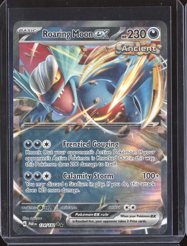 Roaring Moon ex 2023 Pokemon Paradox Rift 124/182 Double Rare