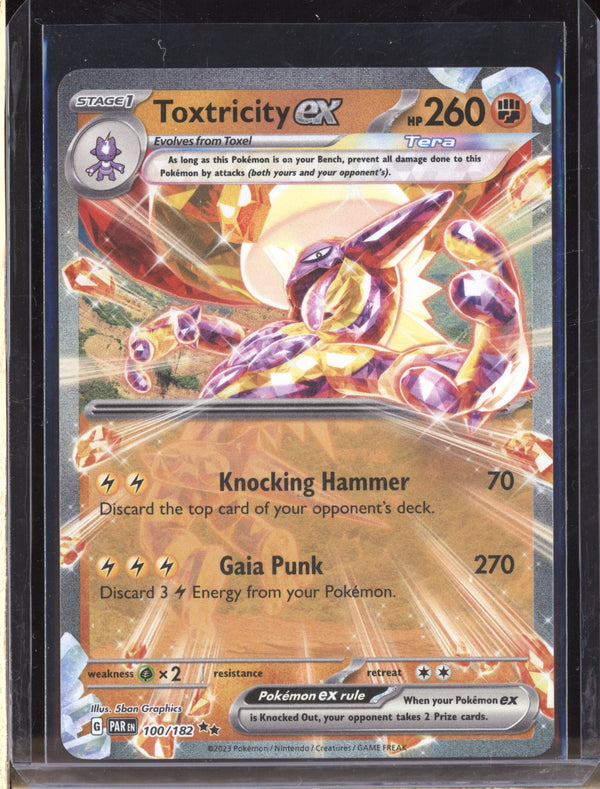 Toxtricity ex 2023 Pokemon Paradox Rift 100/182 Double Rare