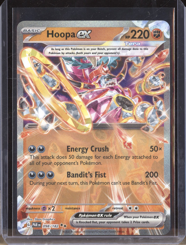 Hoopa ex 2023 Pokemon Paradox Rift 98/182 Double Rare