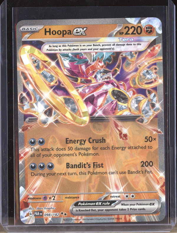 Hoopa ex 2023 Pokemon Paradox Rift 98/182 Double Rare