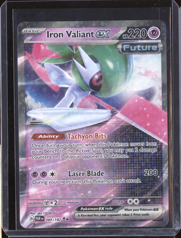 Iron Valiant ex 2023 Pokemon Paradox Rift 89/182 Double Rare