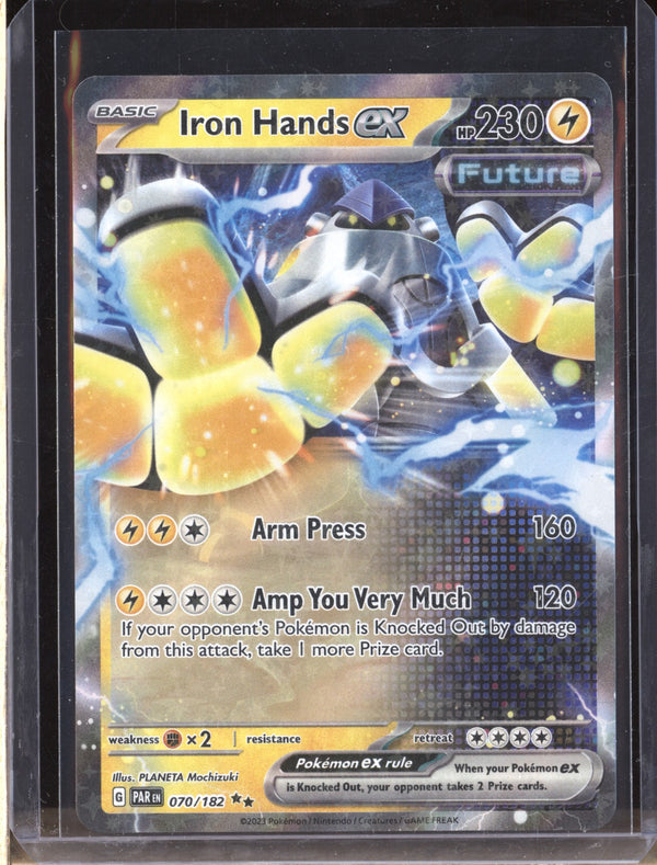 Iron Hands ex 2023 Pokemon Paradox Rift 70/182 Double Rare