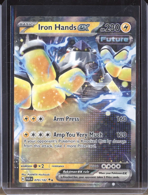 Iron Hands ex 2023 Pokemon Paradox Rift 70/182 Double Rare