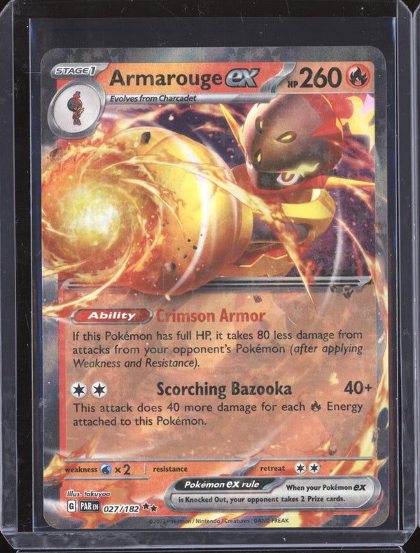 Armarouge ex 2023 Pokemon Paradox Rift 27/182 Double Rare