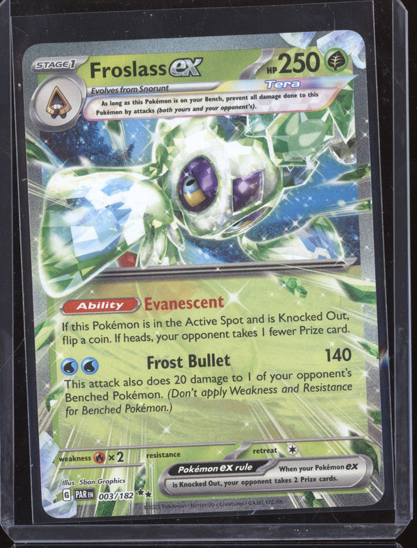 Froslass ex 2023 Pokemon Paradox Rift 3/182 Double Rare