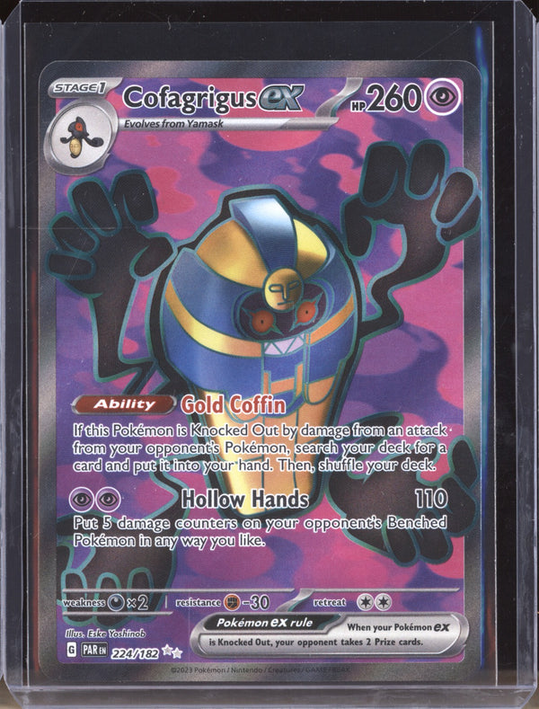 Cofagrigus ex 2023 Pokemon Paradox Rift 224/182 Full Art