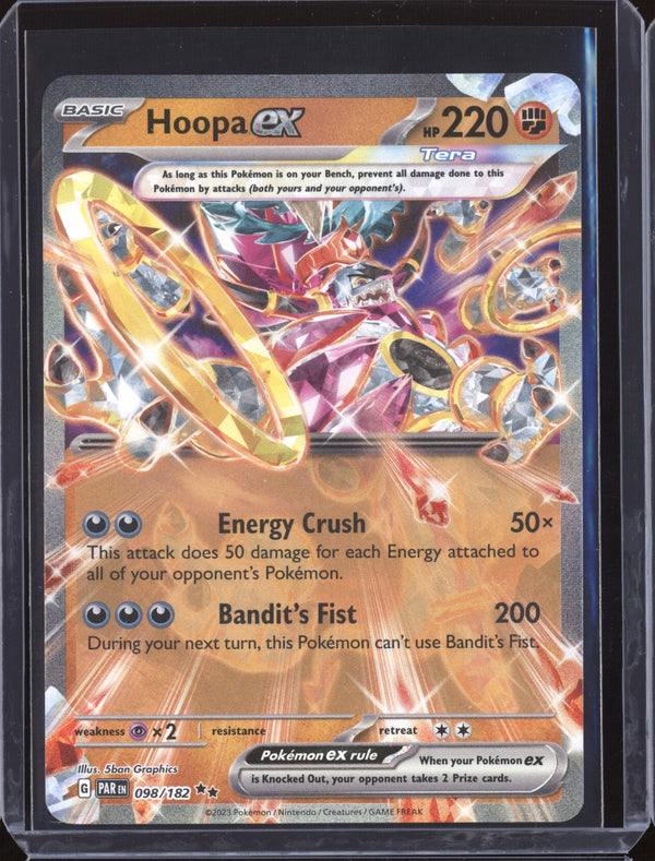 Hoopa ex 2023 Pokemon Paradox Rift 98/182 Double Rare