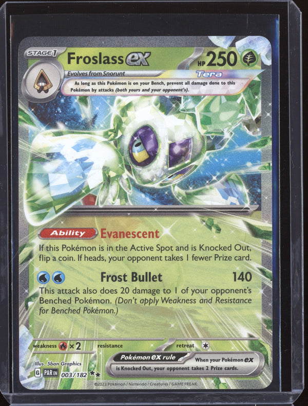 Froslass ex 2023 Pokemon Paradox Rift 3/182 Double Rare