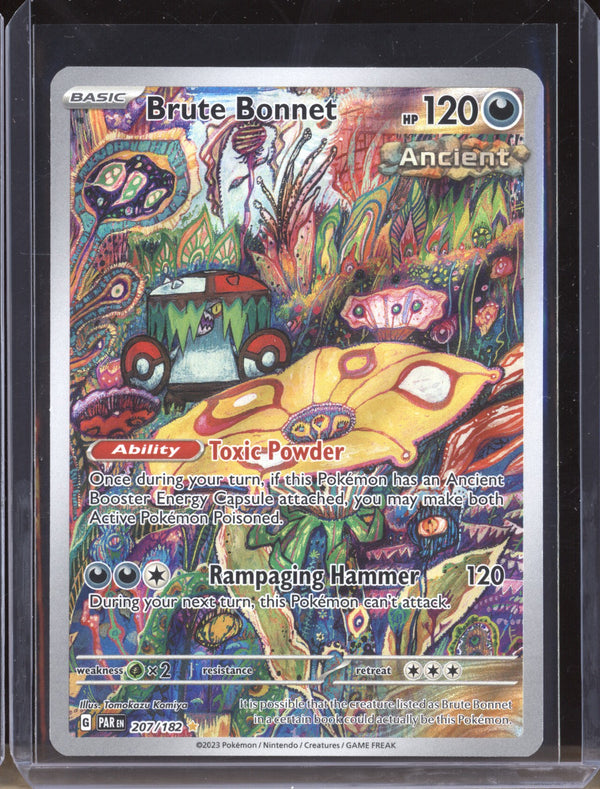 Brute Bonnet 2023 Pokemon Paradox Rift 207/182 Illustration Rare