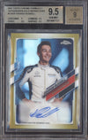 George Russell 2021 Topps Chrome Formula 1 CA-GR Gold Auto 4/50 BGS 9.5/9
