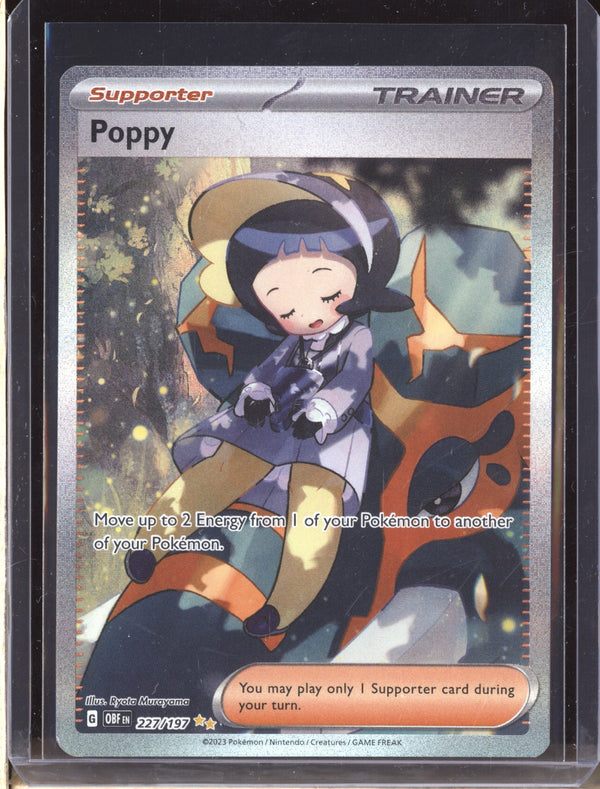 Poppy 2023 Pokemon Obsidian Flames 227 Special Illustration Rare