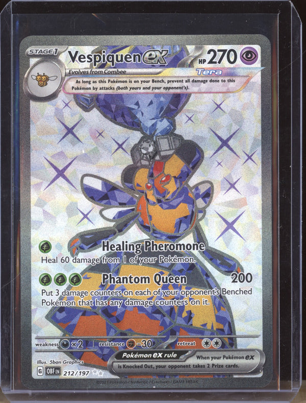 Vespiquen ex 2023 Pokemon Obsidian Flames 212 Ultra Rare