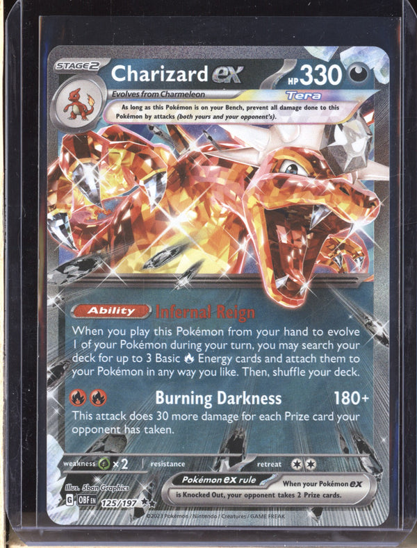 Charizard ex 2023 Pokemon Obsidian Flames 125 Double Rare