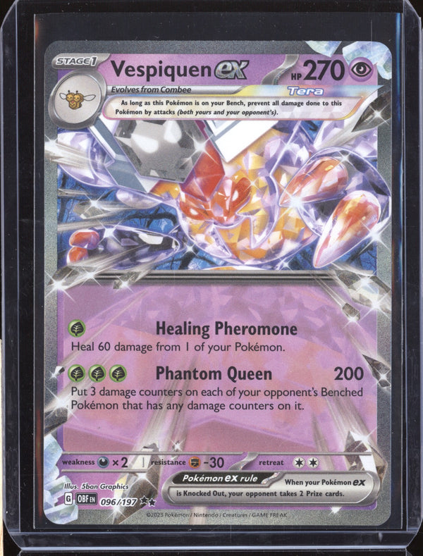 Vespiquen ex 2023 Pokemon Obsidian Flames 96 Double Rare