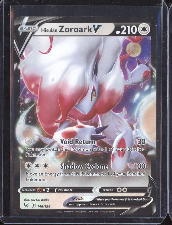 Hisuian Zoroark V 146/196 Pokemon Lost Origins